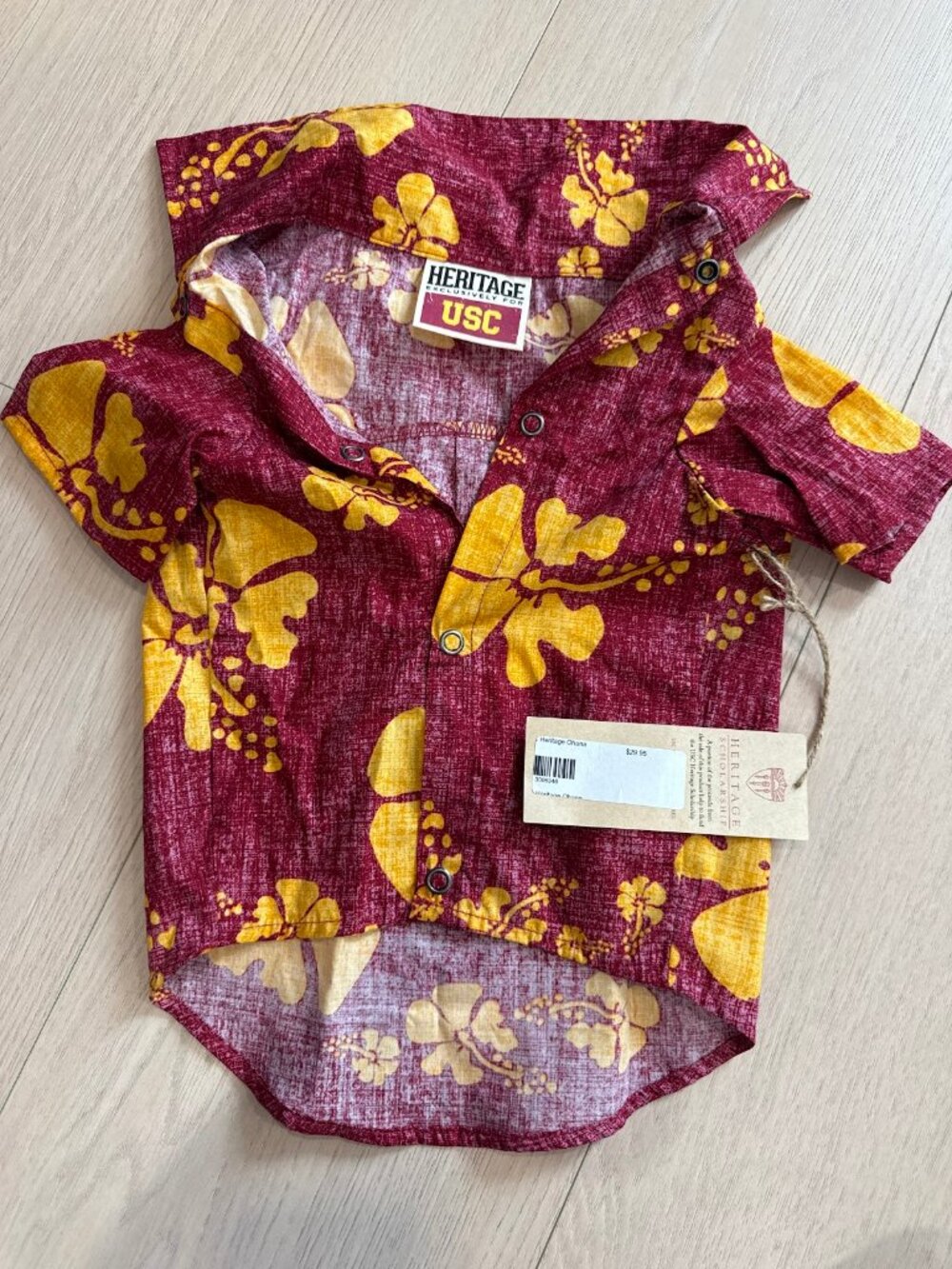 NWT USC Dog Aloha Heritage Shirt XL